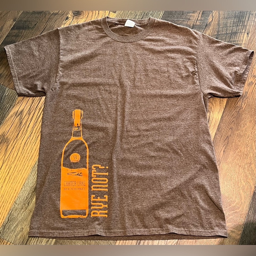Crater Lake Rye Whiskey Rye Not? T-SHIRT Adult Large